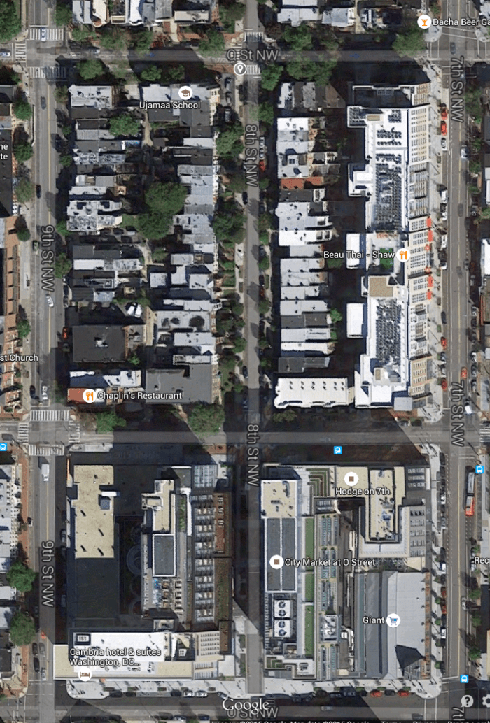 8th street stop sign intersections